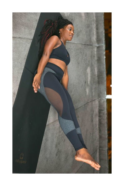 Picture of TRINYS Curved Colour Block Supplex Leggings F-13540SP