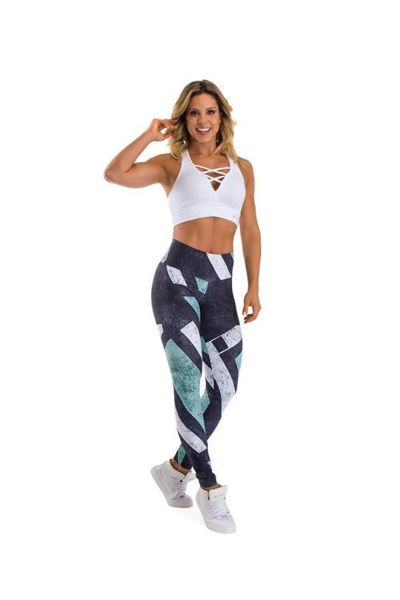 Picture of Trinys High Performance Print Elastane Leggings