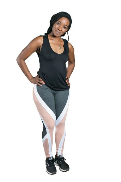 Picture of Trinys Colour Block High Performance Leggings