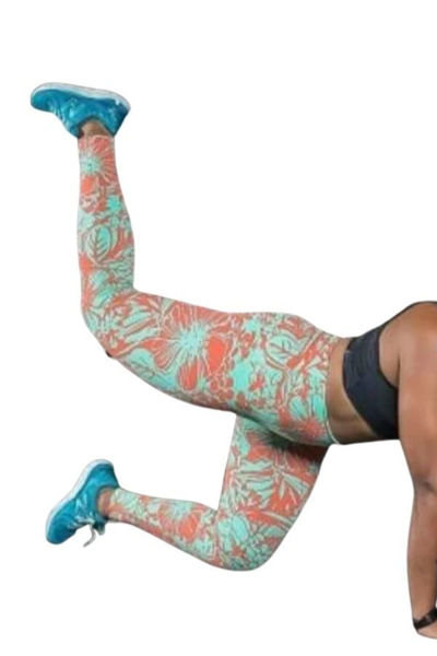 Picture of Trinys High Performance Print Elastane Leggings