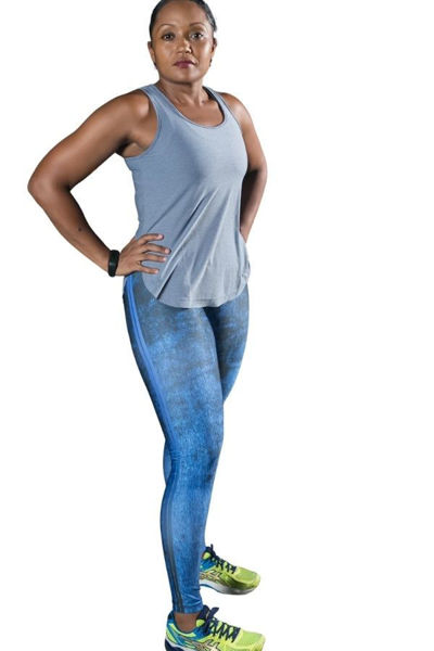 Picture of Trinys Fashion Print Medium Compression Leggings