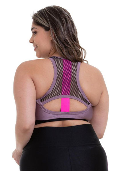 racerback plus size sports bra